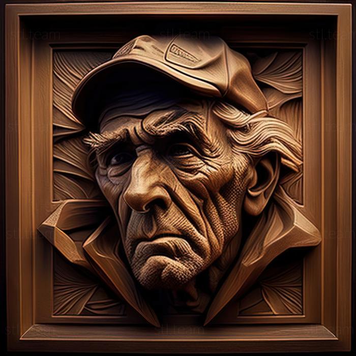 3D model Frank Dumond American artist (STL)